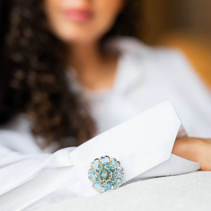 Camélia flower - 1 paire