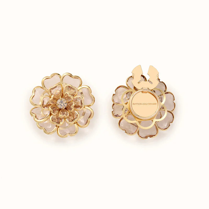 Camélia flower - 1 paire